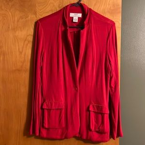 Magaschoni size Medium red jacket.